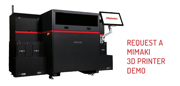 See the Mimaki 3D Colour Printer in Action